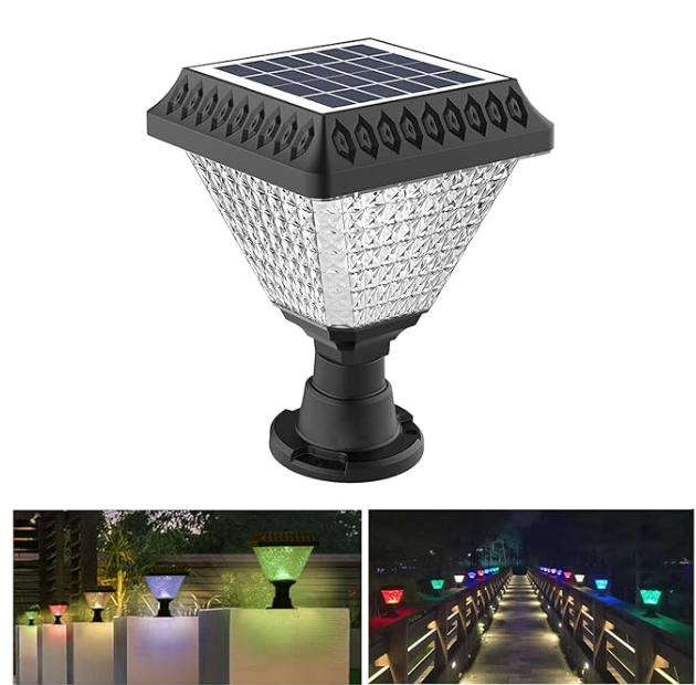 Solar pillar lamp