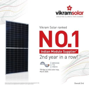 Vikram 545 watt mono perc half cut solar panel